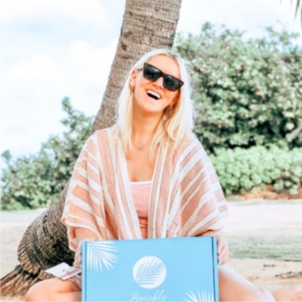 NWT Rays for Days CopoCabana Striped Cover-up size OS